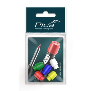 Pica Dry 55801 Kolorowe kapsle do ołówka - 5 szt.