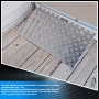 Worhan 1TR90 Rampa progowa aluminiowa 87x41 cm