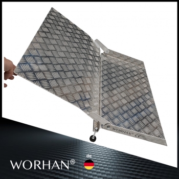 Worhan TR87 Rampa progowa aluminiowa 87x75 cm