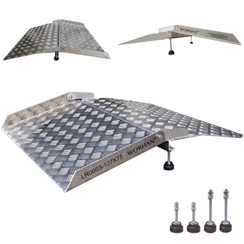 Worhan TR87 Rampa progowa aluminiowa 87x75 cm