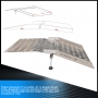 Worhan TR87 Rampa progowa aluminiowa 87x75 cm